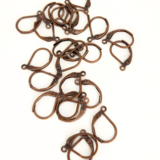 Lever Back Oval 12x10mm