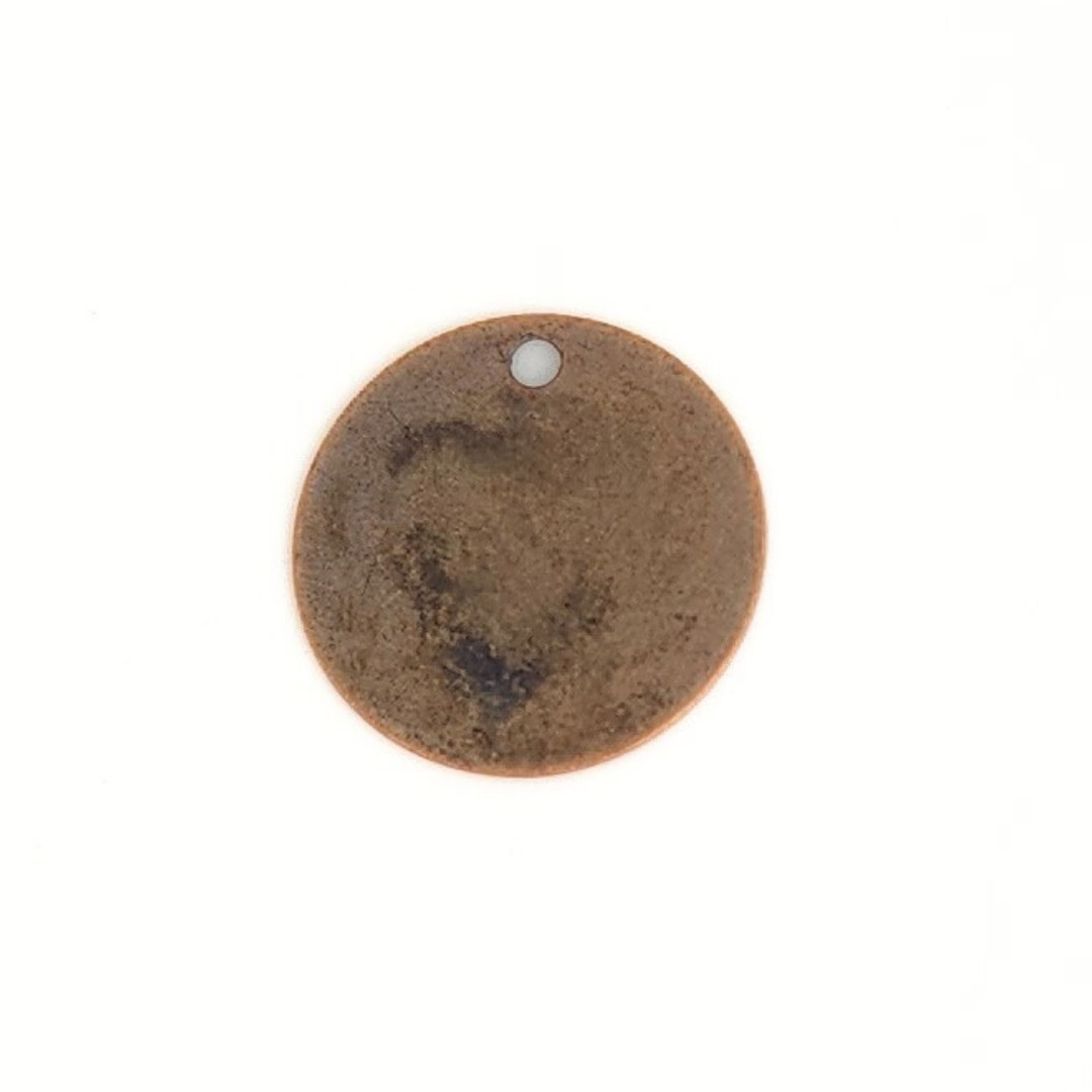 Coin Dangle Plain 12mm