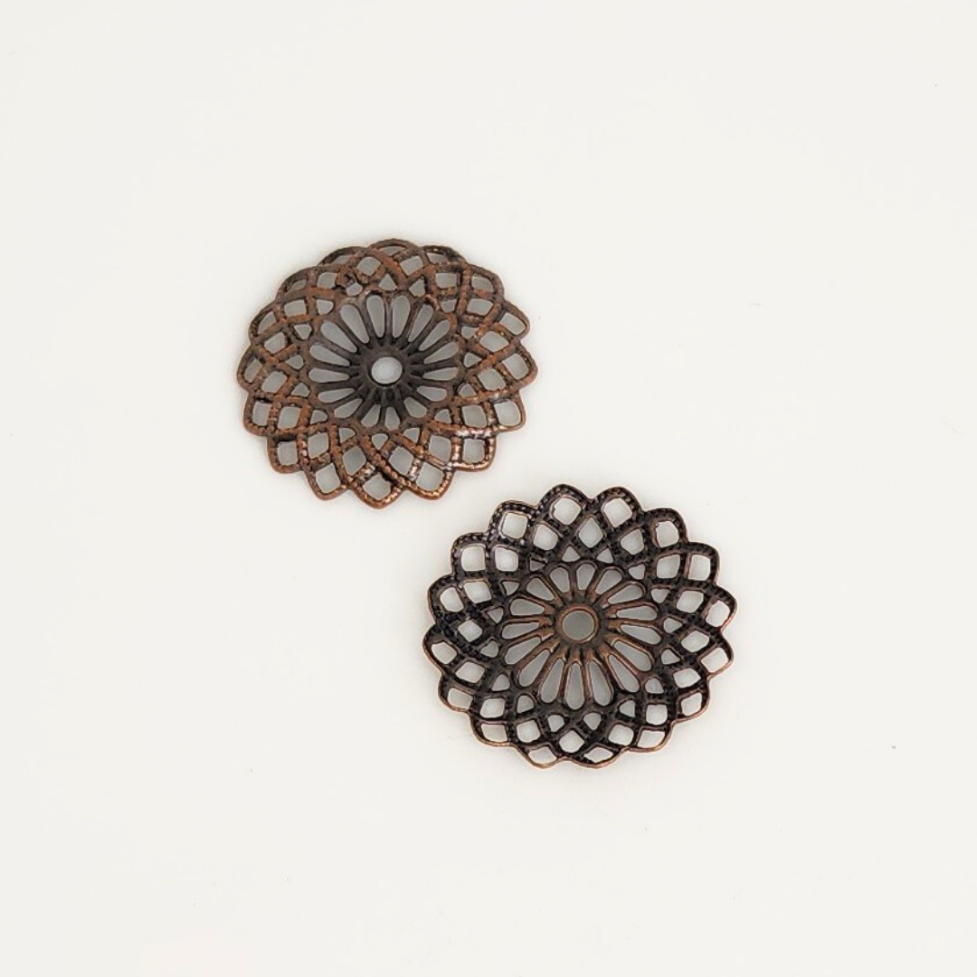 Filigree Round Curved 22mm
