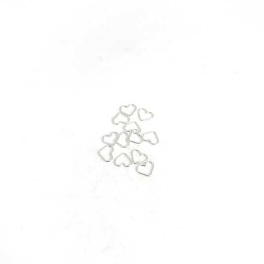 Closed Heart Jump Ring 22g