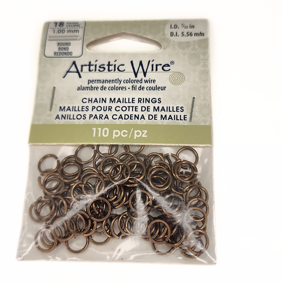 H Jump Ring 18g 7/32”