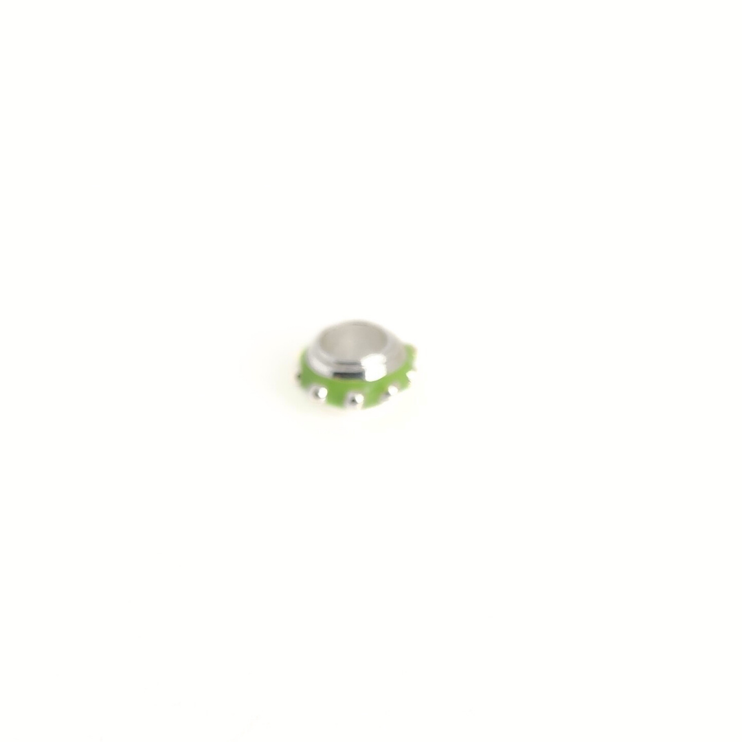 Beaded Rondelle 12x6mm