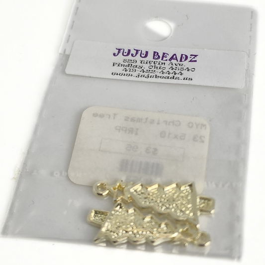 Make-Your-Own Christmas Tree Earrings 23.5x10.5mm
