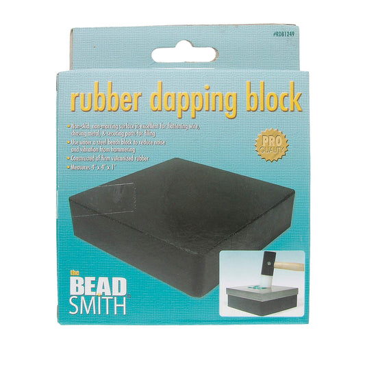 Rubber Dapping Block 4 x 4 x 1 in