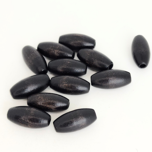 Oval Wood 20x9mm
