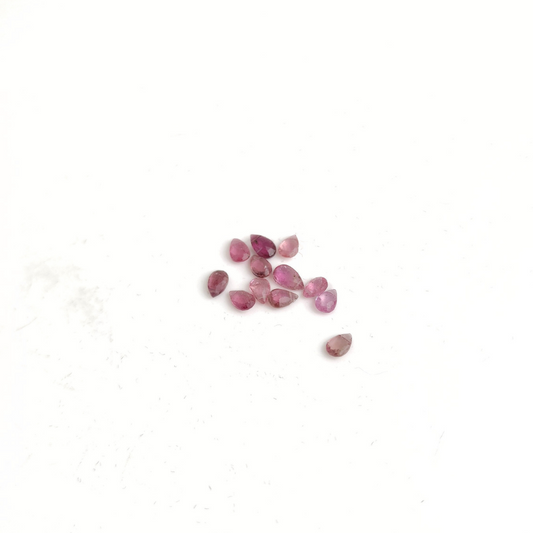 Pink Tourmaline Tear Drop