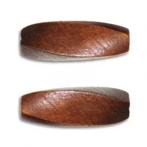 Twist Oval Wood 29x11mm