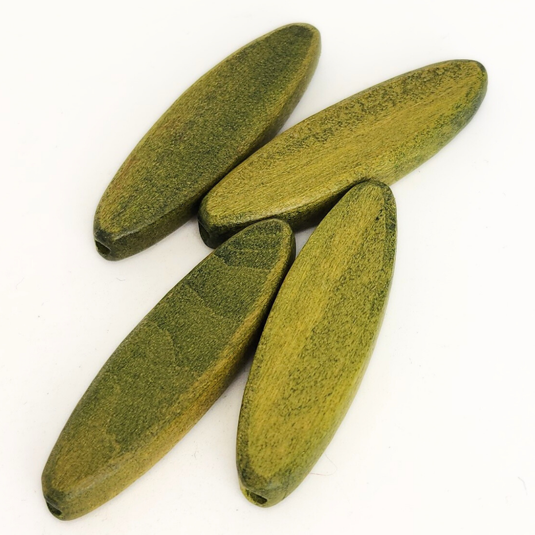 Sliced Oval Wood 43x12mm
