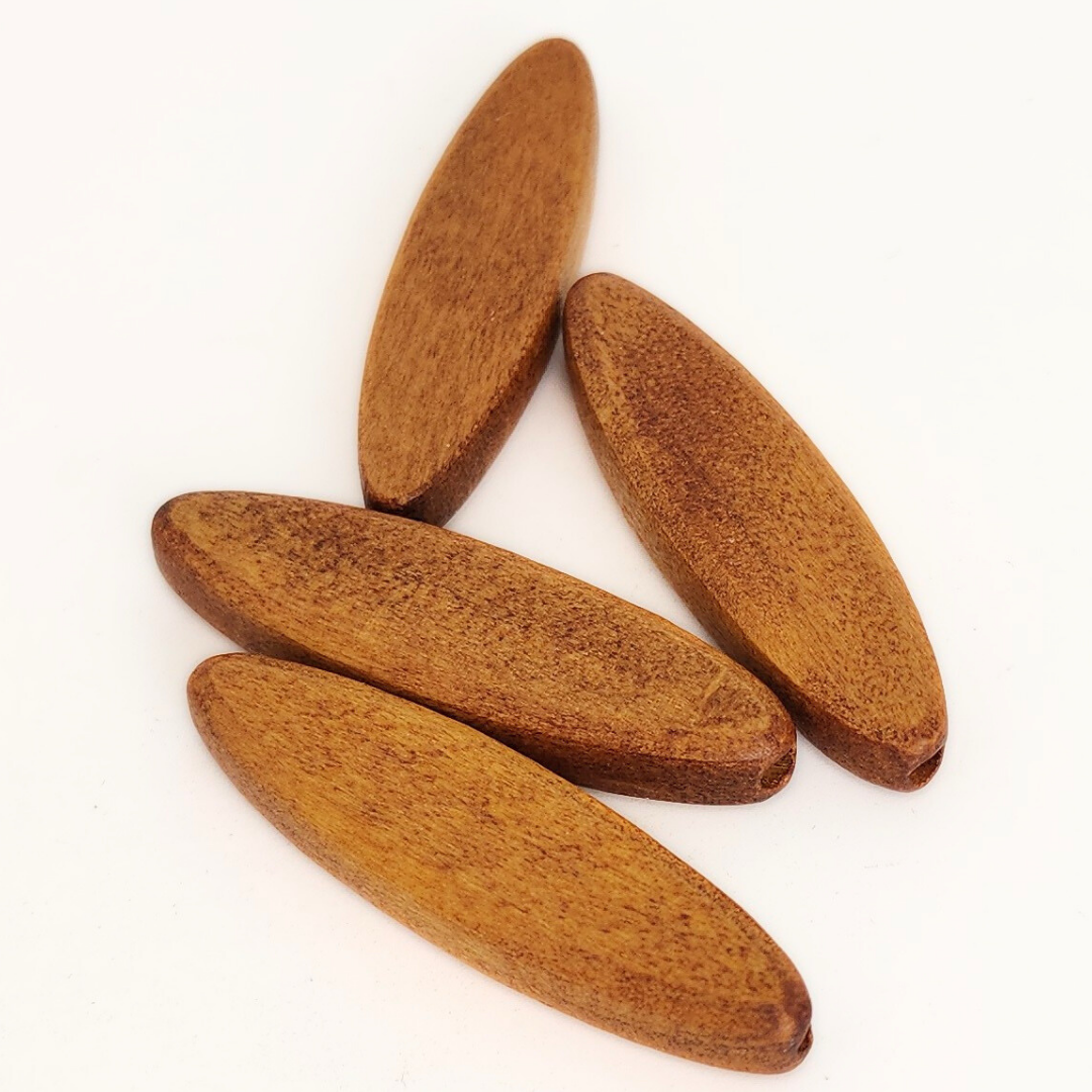 Sliced Oval Wood 43x12mm