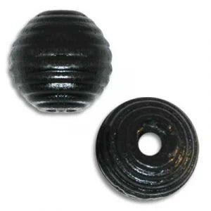 Ribbed Round Wood 13mm