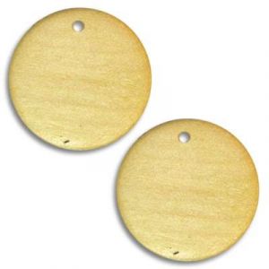 Flat Disc Wood 23mm
