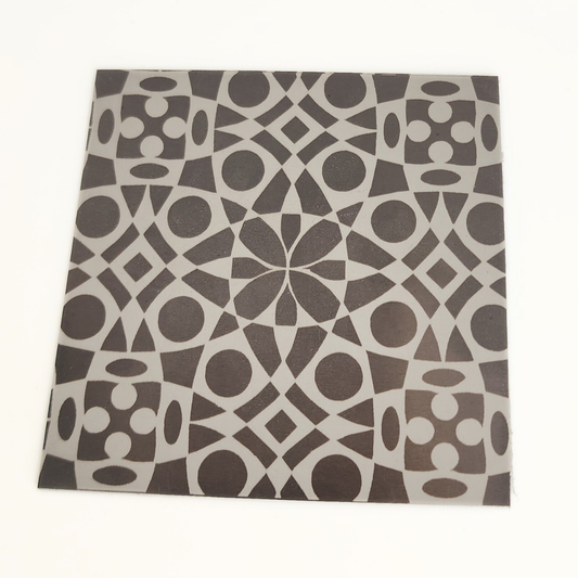 Geo Dots Aluminum Sheet 3x3"
