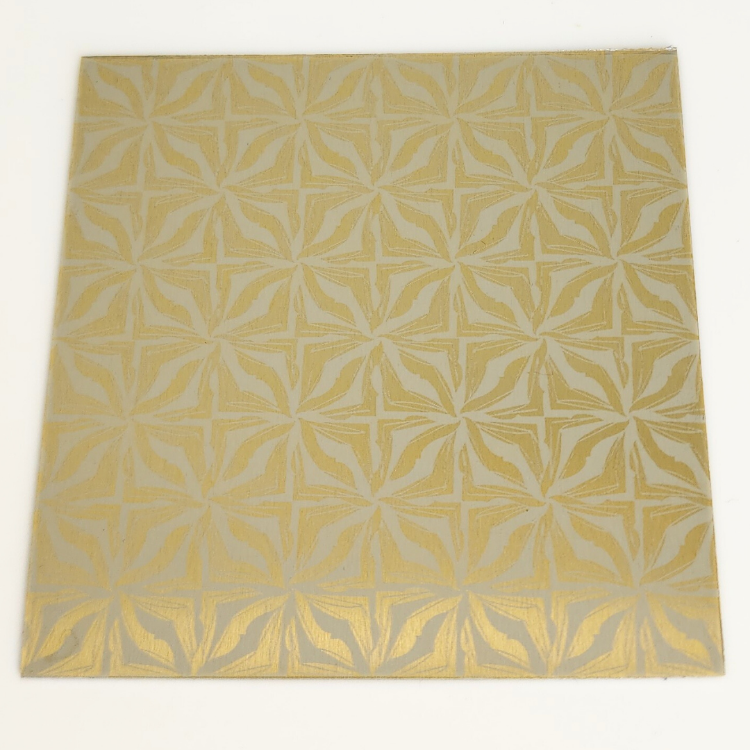 Geo Square Aluminum Sheet 3x3"