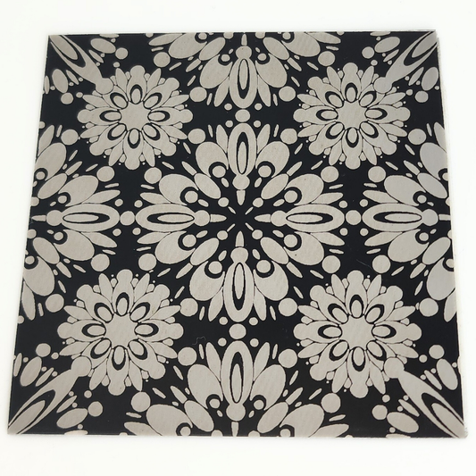 Flower Aluminum Sheet 3x3"