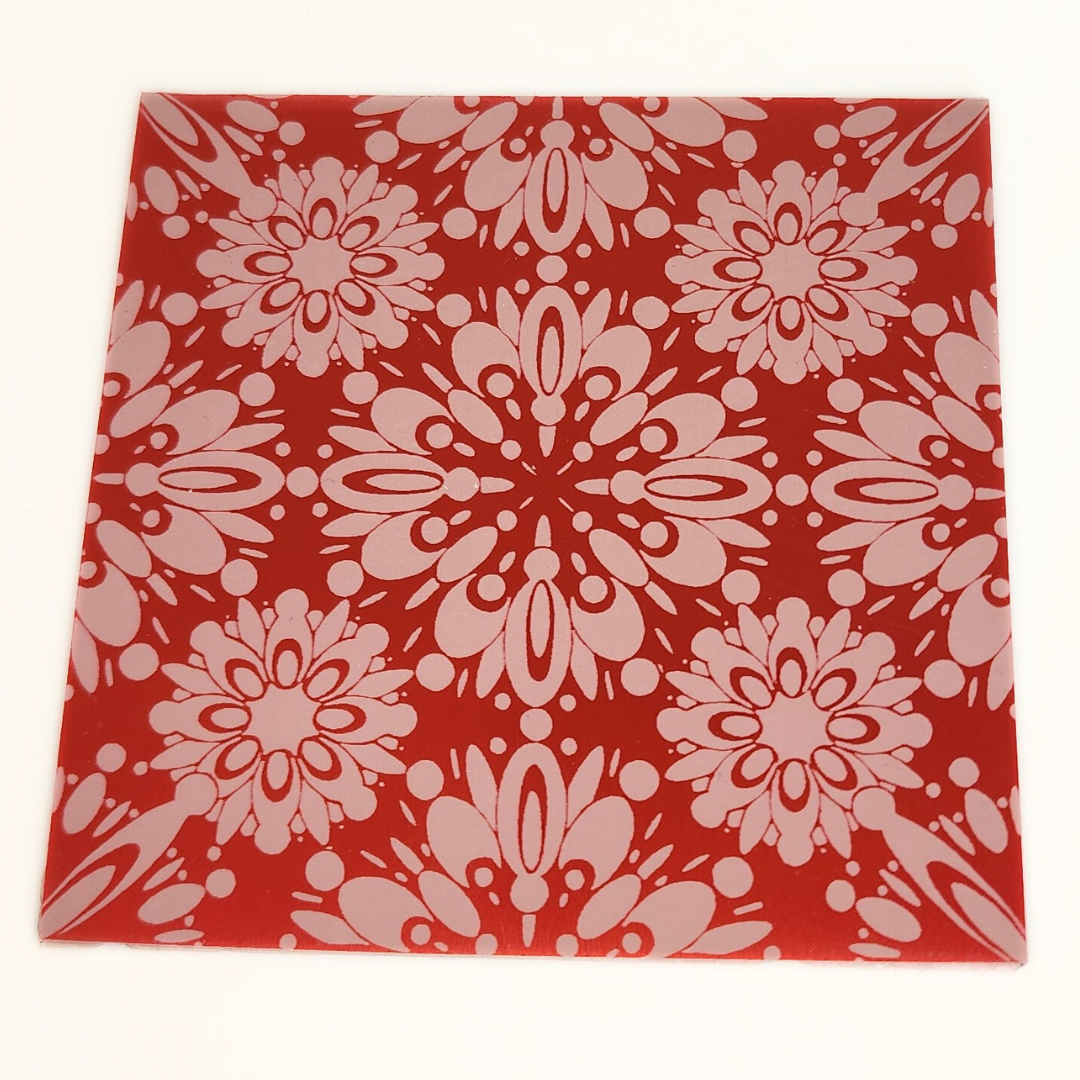 Flower Aluminum Sheet 3x3"