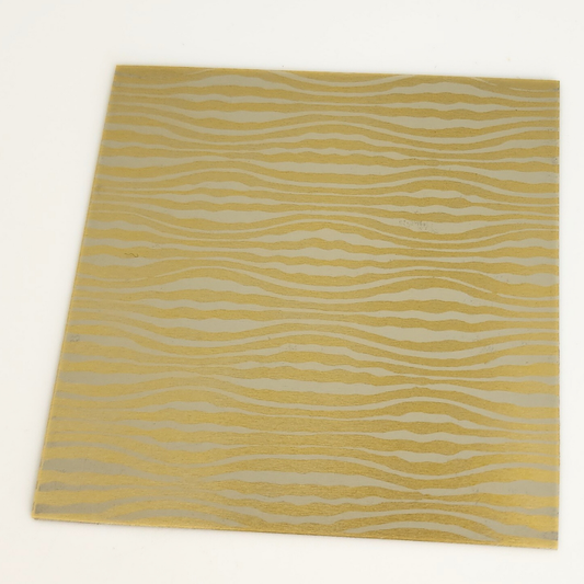 Wood Aluminum Sheet 3x3"