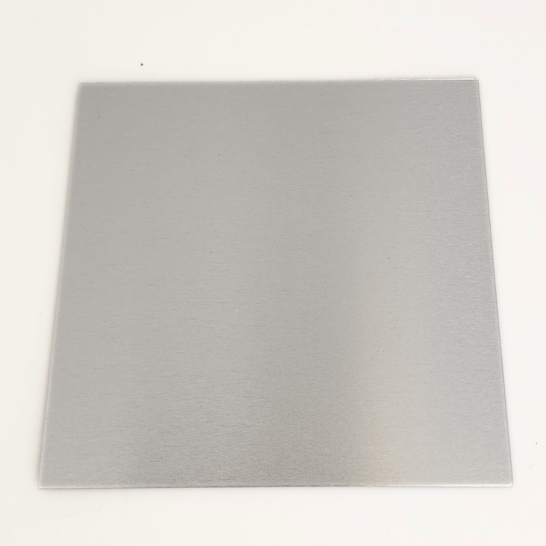 Plain Aluminum Sheet 3x3"
