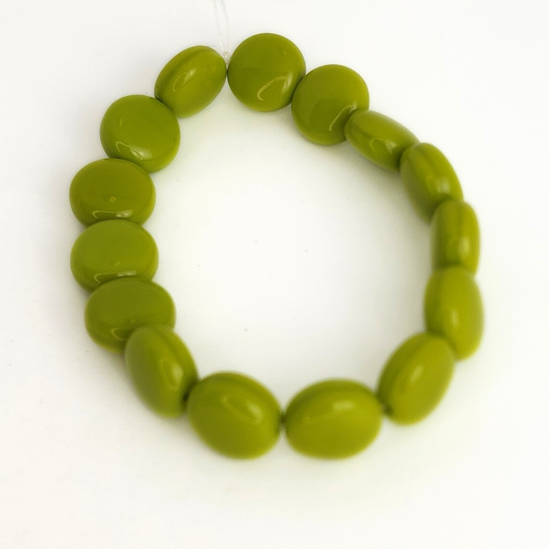 Chartreuse Coin 9mm