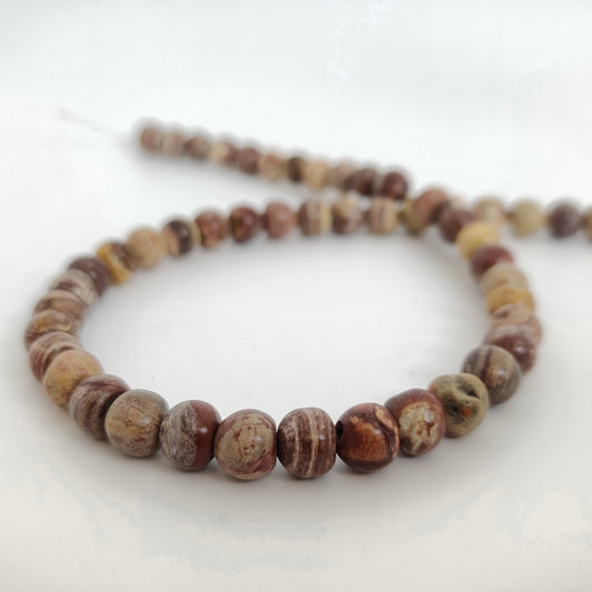 Brecciated Jasper Round 8mm
