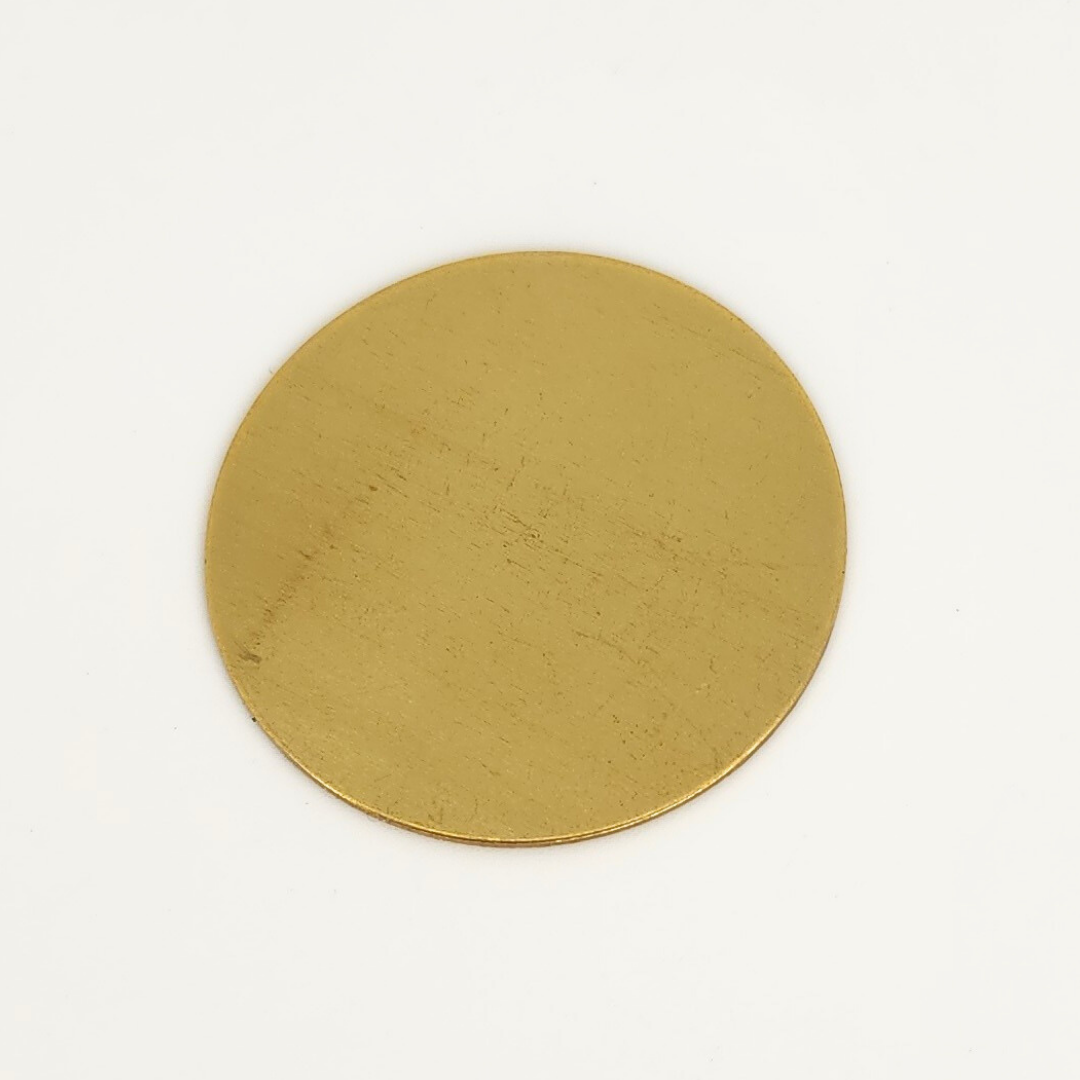 '-C- Brass Round 1"