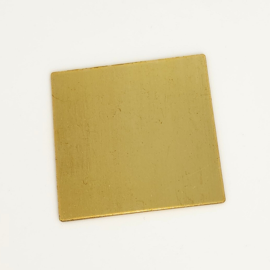 '-C- Brass Square 1"