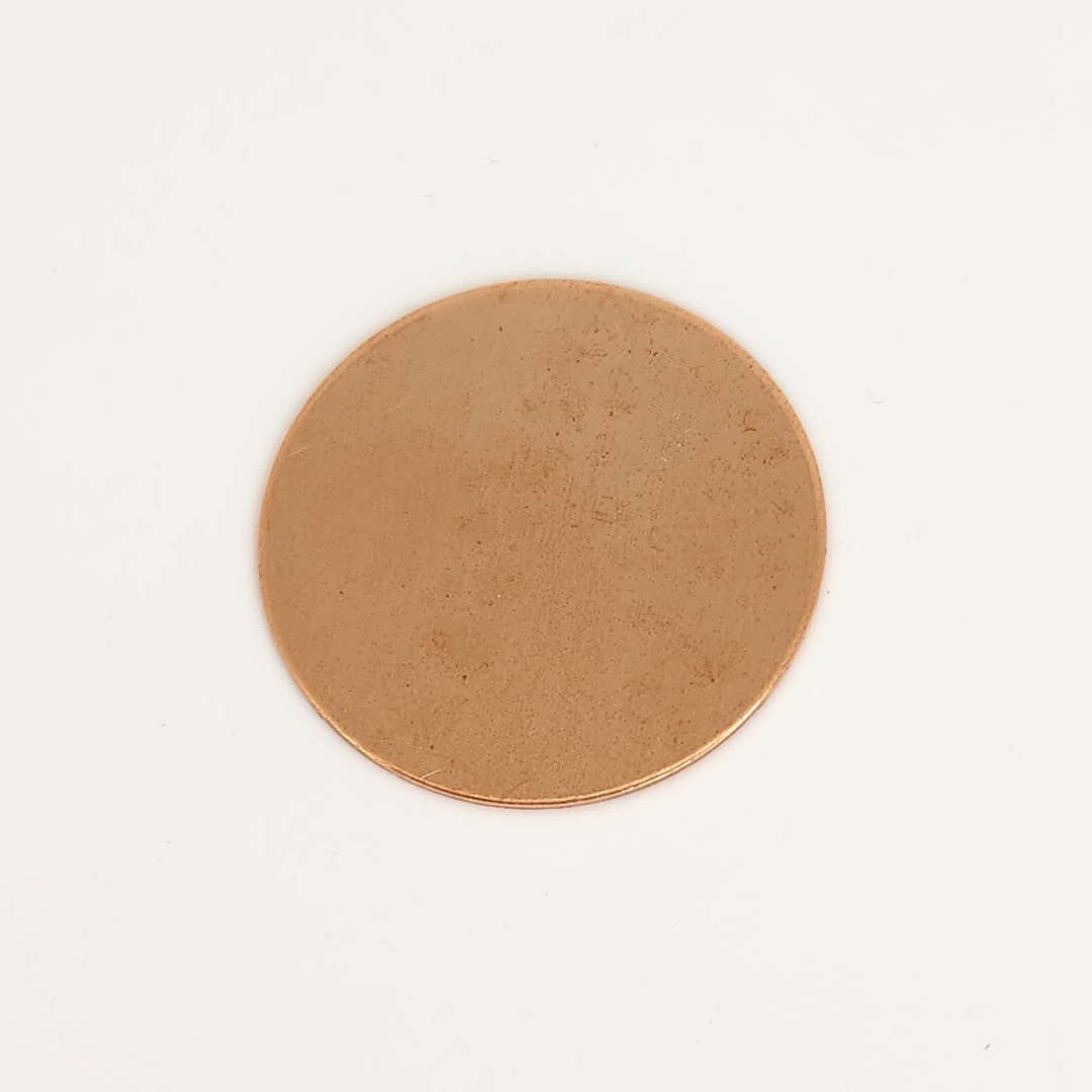 '-C- Copper Round 7/8"