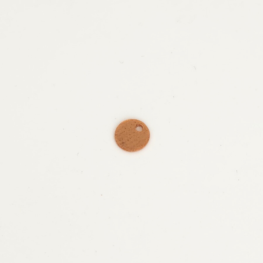 '-A- Copper Round w/Hole 5mm