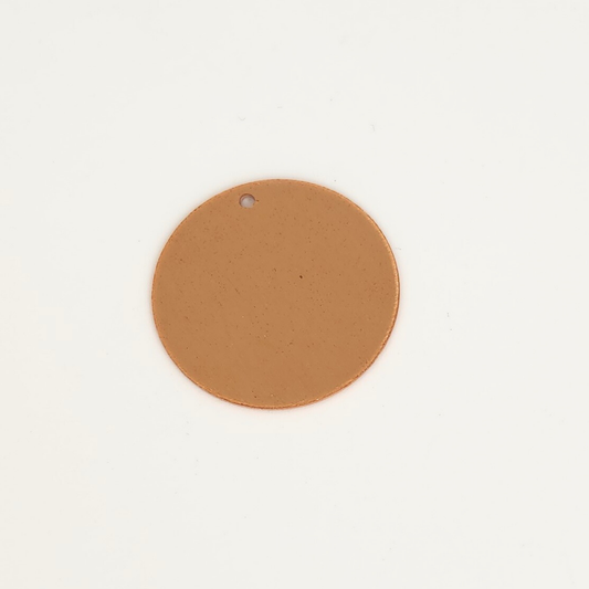 '-C- Copper Round w/Hole 19mm