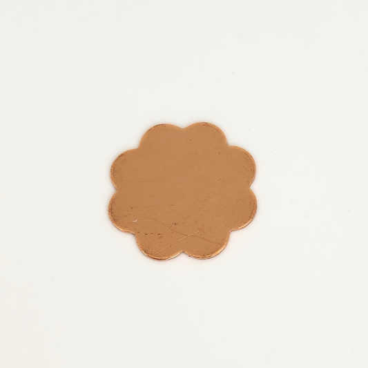 '-C- Copper 8 Petal Flower 18mm