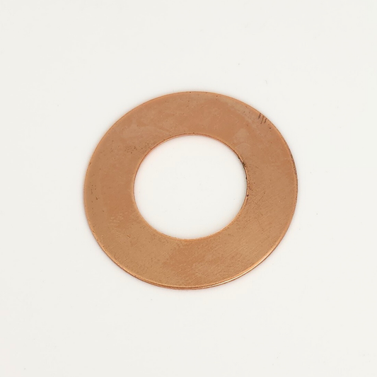 '-D- Copper Round Washer 1"