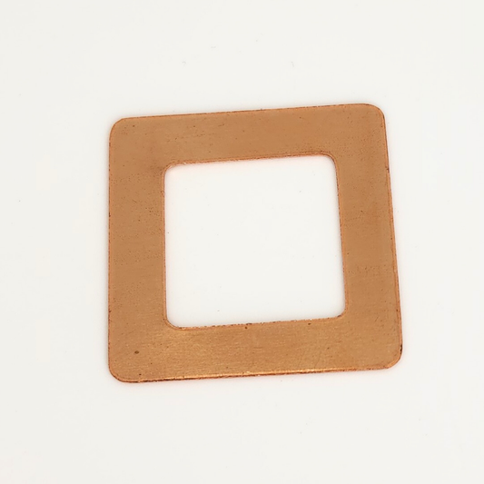 '-B- Copper Square Washer 1"