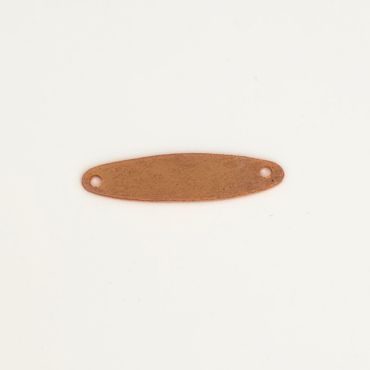'-A- Copper Oval Connector 24x6mm