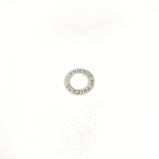 "Friends" Message Ring 22mm