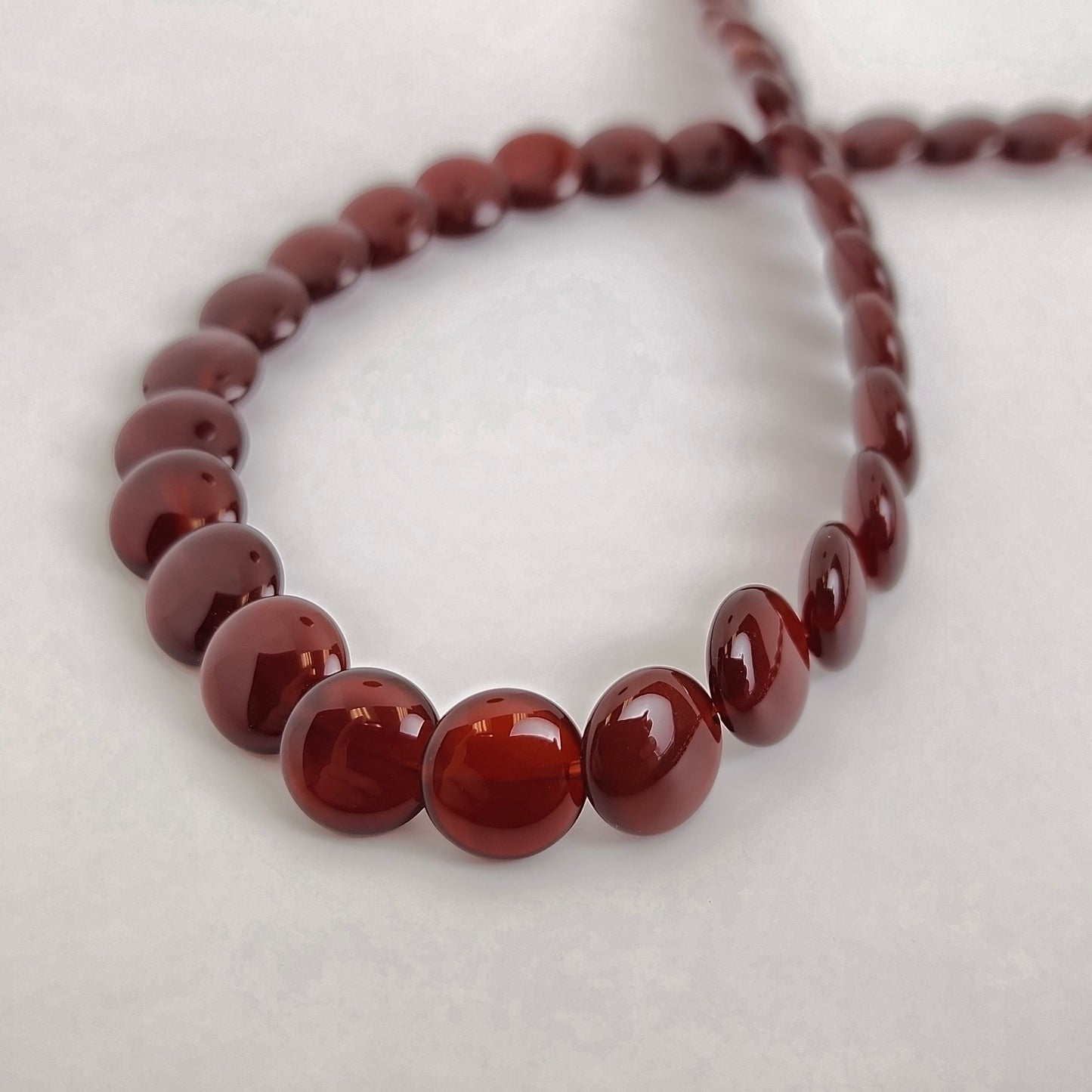 Carnelian Lentil 12mm