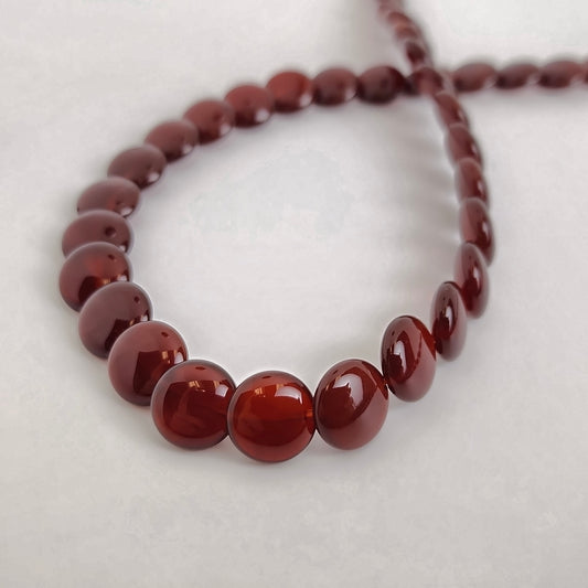 Carnelian Lentil 12mm