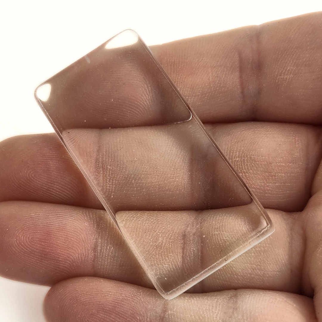 Rectangle Glass 1 7/8x7/8"