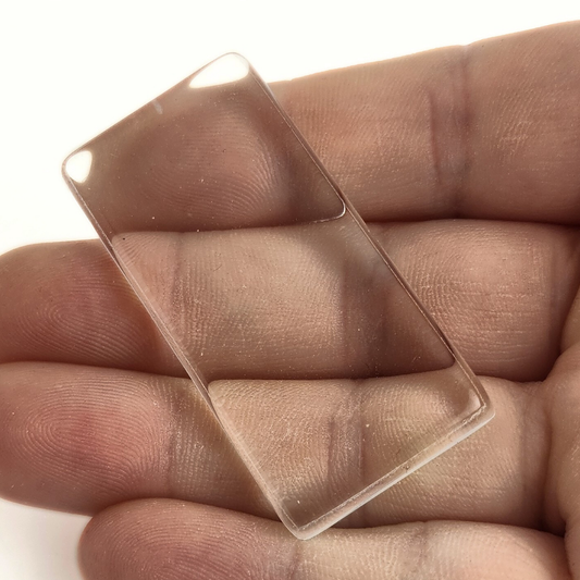 Rectangle Glass 1 7/8x7/8"