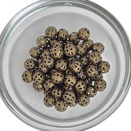 Filigree Round 6mm