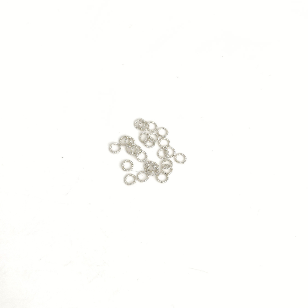 Open Glitter Jump Ring 21g
