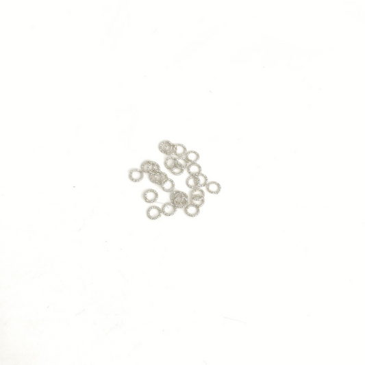 Open Glitter Jump Ring 21g