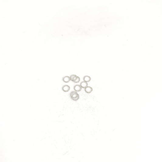 Sterling Silver Closed Glitter Jump Ring 21g