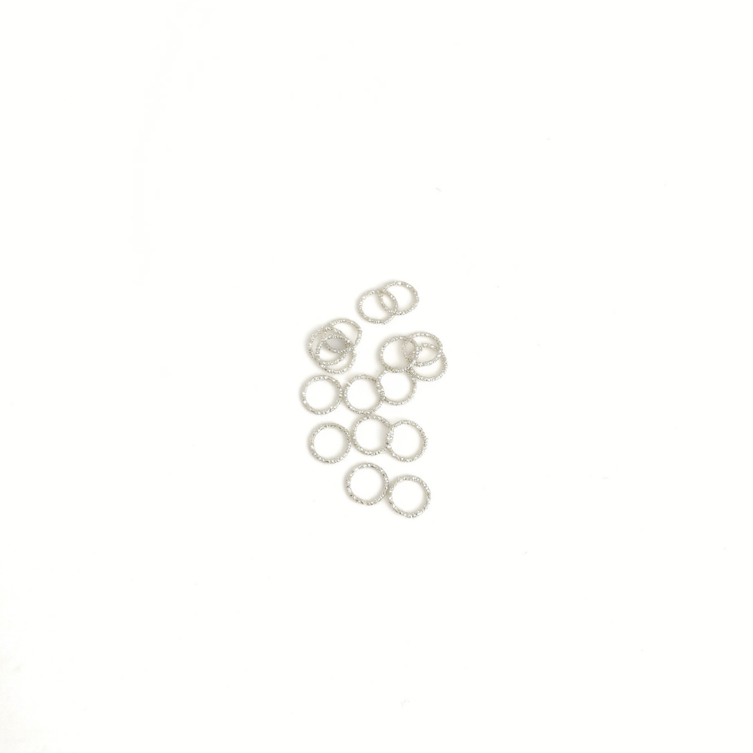 Open Glitter Jump Ring 21g