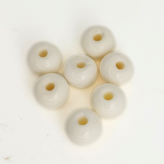 White Round Bone 10mm