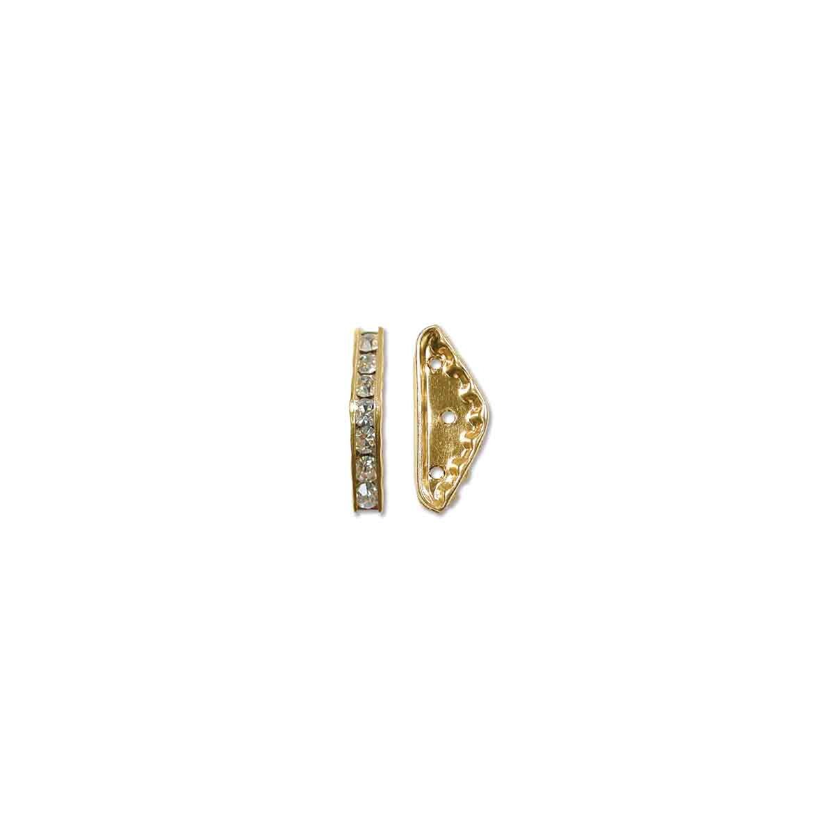 Rhinestone Triangle 22x8mm