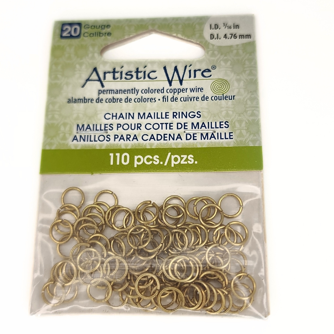 D Jump Ring 20g 3/16”