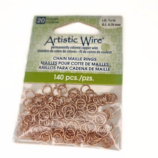 D Jump Ring 20g 3/16”