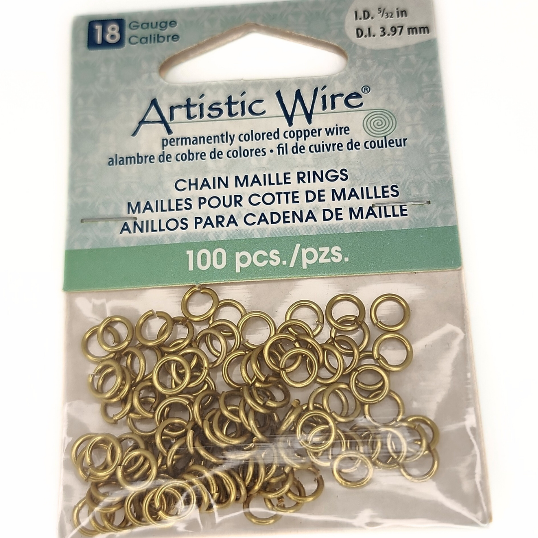 F Jump Ring 18g 5/32”