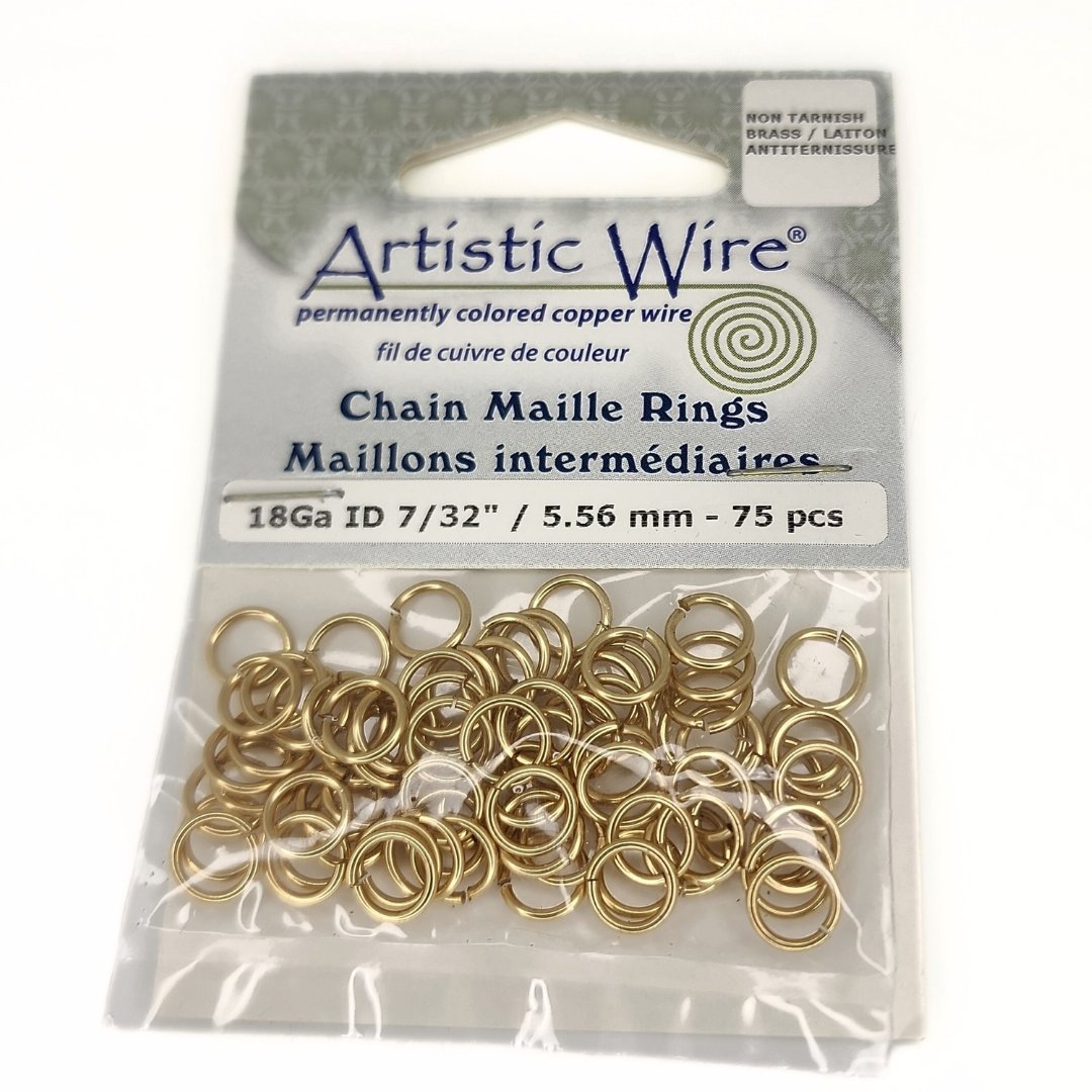 H Jump Ring 18g 7/32”