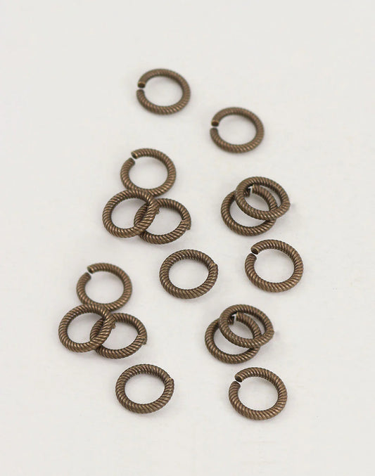 Etched Jump Ring 9.5mm