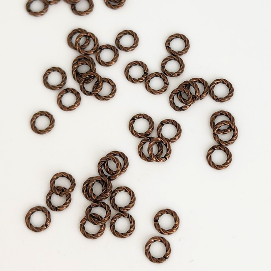 Twisted Jump Ring 18g 6mm